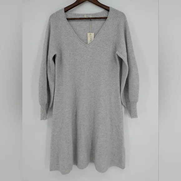 Sundance | Dresses | Nwt Sundance Caraz 0 Cashmere Aline Sweater Dress  Balloon Sleeves Cozy | Poshmark